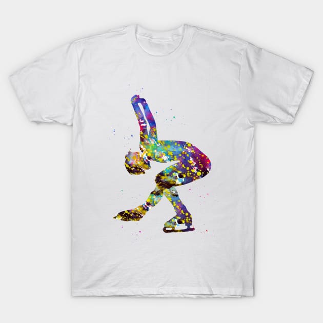 Ice skater T-Shirt by erzebeth